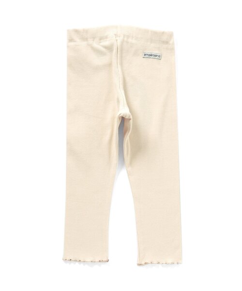 Ampersand(アンパサンド)の「9分レギンス(レギンス/スパッツ・キッズ・アイボリー/ブラウン/ピンク/チャコール・120/80/95/100/130/90/70/140/110)」の10枚目の写真