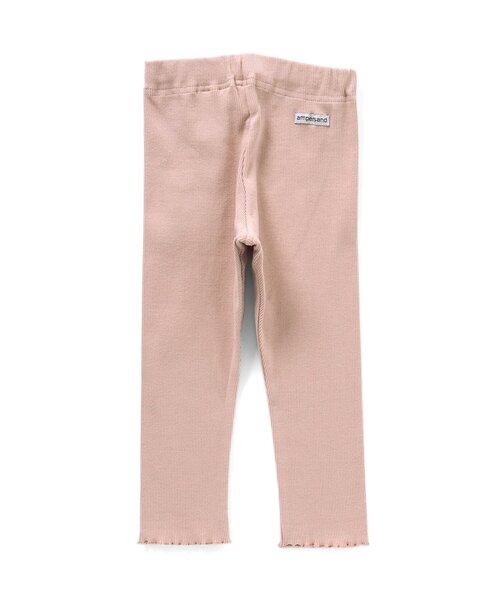 Ampersand(アンパサンド)の「9分レギンス(レギンス/スパッツ・キッズ・アイボリー/ブラウン/ピンク/チャコール・120/80/95/100/130/90/70/140/110)」の11枚目の写真