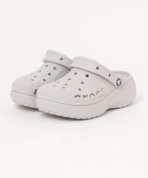 crocs（クロックス）の「《crocs》クロックス バヤ プラットフォーム クロッグ（サンダル・レディース・ブラック/ホワイト/ピンク系その他/ピンク/ピンク系その他2/オフホワイト/ホワイト系・22.0cm/23.0cm/24.0cm/25.0cm）」の4枚目の写真