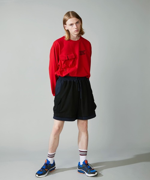 F/CE. （エフシーイー）の「F/CE. FAST-DRY LAYERED SHORTS / エフシーイー ファストドライ レイヤードショーツ（その他パンツ・メンズ・ブラック/ホワイト/オリーブ/レッド・MEDIUM/LARGE/SMALL/X-SMALL）」の2枚目の写真