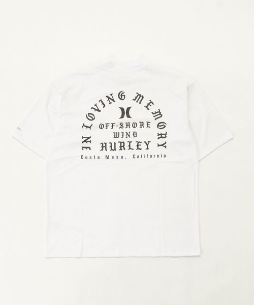 Hurley （ハーレー）の「【ムラサキスポーツ別注】Hurley/ハーレー 半袖ラッシュガード バックプリント/モックネックラッシュガード オーバーサイズ/UVカット PHANTOM OVERSIZE OFFSHOREWINDOW MOCK SHORT SLEEVE/23S01MRG05（ラッシュガード・メンズ・ブラック/ホワイト・M/L/XL）」の5枚目の写真