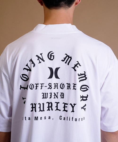 Hurley （ハーレー）の「【ムラサキスポーツ別注】Hurley/ハーレー 半袖ラッシュガード バックプリント/モックネックラッシュガード オーバーサイズ/UVカット PHANTOM OVERSIZE OFFSHOREWINDOW MOCK SHORT SLEEVE/23S01MRG05（ラッシュガード・メンズ・ブラック/ホワイト・M/L/XL）」の21枚目の写真