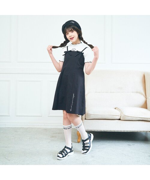 algy（アルジー）の「キャミワンピ＆メローリブTセット（ワンピース・キッズ・ラベンダー/ブラック/ストライプ・X-SMALL/XX-SMALL/MEDIUM/XXX-SMALL/SMALL）」の13枚目の写真