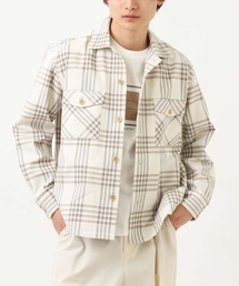a.v.v | チェック柄CPOワイドジャケット(カバーオール)