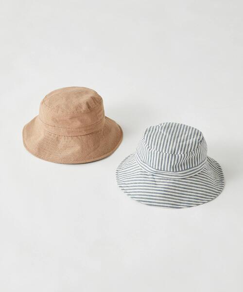 ADIEU TRISTESSE(アデュートリステス)の「バケットハット(ハット・レディース・ストライプ/チェック・FREE)」の3枚目の写真