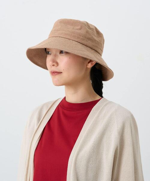 ADIEU TRISTESSE(アデュートリステス)の「バケットハット(ハット・レディース・ストライプ/チェック・FREE)」の5枚目の写真