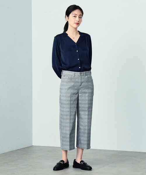 C17（シーセブンティーン）の「C17 LACHICガウチョパンツ（デニムパンツ・レディース・チェック/インディゴブルー/ベージュ/その他2・X-SMALL/SMALL/MEDIUM/LARGE/X-LARGE）」の20枚目の写真