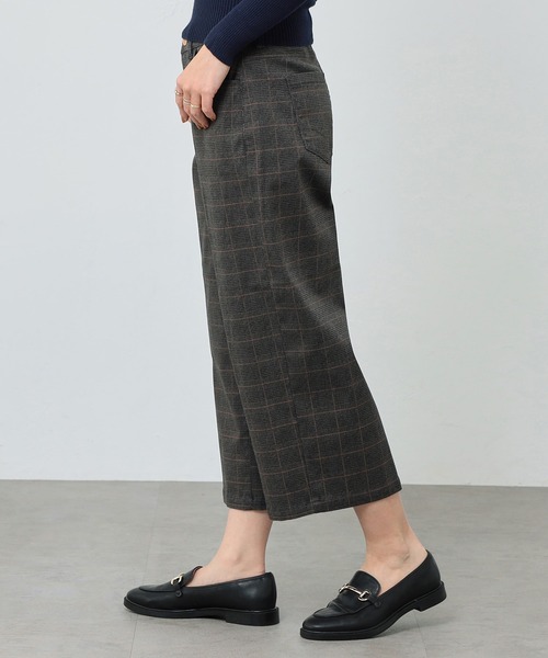 C17（シーセブンティーン）の「C17 LACHICガウチョパンツ（デニムパンツ・レディース・チェック/インディゴブルー/ベージュ/その他2・X-SMALL/SMALL/MEDIUM/LARGE/X-LARGE）」の7枚目の写真