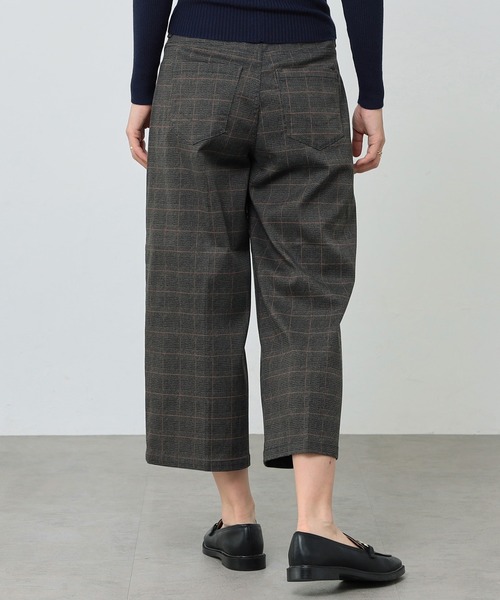 C17（シーセブンティーン）の「C17 LACHICガウチョパンツ（デニムパンツ・レディース・チェック/インディゴブルー/ベージュ/その他2・X-SMALL/SMALL/MEDIUM/LARGE/X-LARGE）」の9枚目の写真