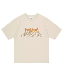 『mahagrid/マハグリッド』TRIBAL LOGO TEE/トライバル 半袖 Tシャツ カットソー