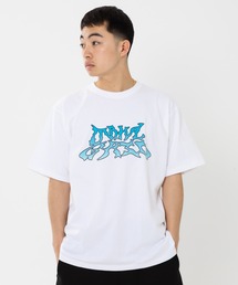 mahagrid マハグリッド 白 半袖 Tシャツ・カットソー XL(LL) mahagrid/マハグリッド』VARSITY LOGO TEE/ヴァーシティ ロゴ T