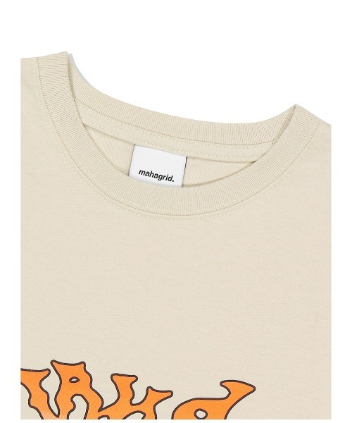 MAHAGRID(マハグリッド)の「『mahagrid/マハグリッド』TRIBAL LOGO TEE/トライバル 半袖 Tシャツ カットソー(Tシャツ/カットソー・メンズ・ホワイト/ベージュ・L/M)」の10枚目の写真