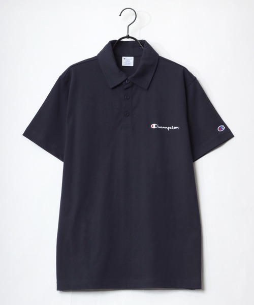Champion（チャンピオン）の「Champion/チャンピオン コットンUSA ヘビーウェイト ロゴ ワンポイント刺繍 半袖ポロシャツ（ポロシャツ・メンズ・チャコール/ネイビー/ホワイト/ブラック/グレー・L/XL/M）」の10枚目の写真