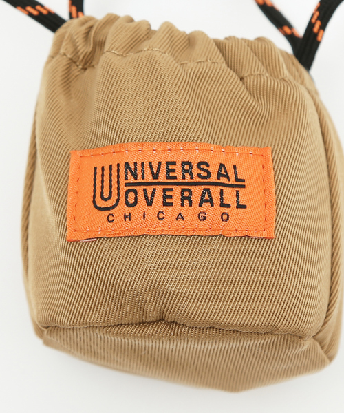 UNIVERSAL OVERALL（ユニバーサルオーバーオール）の「【UNIVERSALOVERALL / ユニバーサルオーバーオール】へそ巾着ポーチ（エコバッグ/サブバッグ・メンズ・ブラック/オレンジ/カーキ/ベージュ・フリー）」の12枚目の写真