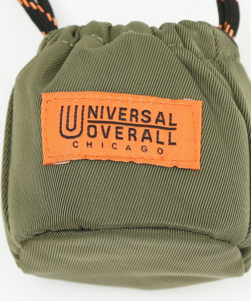 UNIVERSAL OVERALL（ユニバーサルオーバーオール）の「【UNIVERSALOVERALL / ユニバーサルオーバーオール】へそ巾着ポーチ（エコバッグ/サブバッグ・メンズ・ブラック/オレンジ/カーキ/ベージュ・フリー）」の17枚目の写真