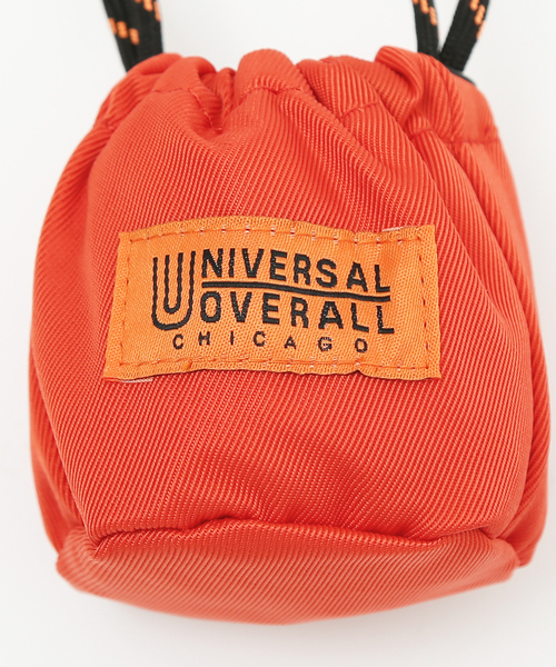 UNIVERSAL OVERALL（ユニバーサルオーバーオール）の「【UNIVERSALOVERALL / ユニバーサルオーバーオール】へそ巾着ポーチ（エコバッグ/サブバッグ・メンズ・ブラック/オレンジ/カーキ/ベージュ・フリー）」の20枚目の写真