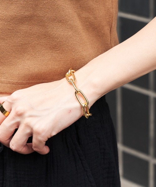 Auntie Rosa Holiday（アンティローザホリデー）の「デザインチェーンブレスレット（ブレスレット・レディース・シルバー/ゴールド・FREE）」の3枚目の写真