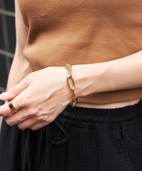 Auntie Rosa Holiday（アンティローザホリデー）の「デザインチェーンブレスレット（ブレスレット・レディース・シルバー/ゴールド・FREE）」の4枚目の写真