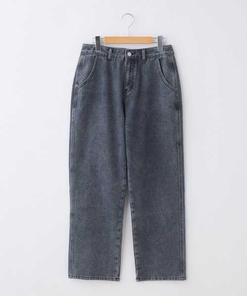 BASQUE magenta（バスクマゼンタ）の「ルーズバルーンシルエット ビンテージウォッシュ ワイドデニムパンツ（デニムパンツ・メンズ・サックスブルー/ブラック/ブルー/グレー・M/XL/L）」の17枚目の写真