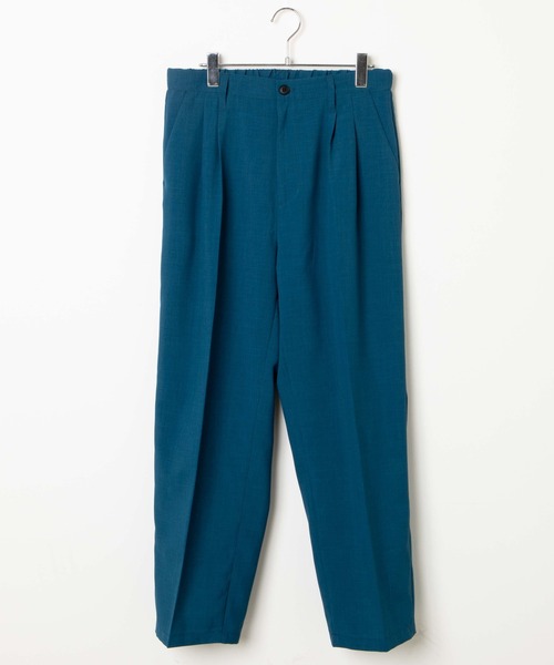 LUCY（ルーシー）の「LUCY/【セットアップ対応】イージーケア 2タックワイドスラックス（スラックス・メンズ・ブラック/ブルー/ライトグレー/ブラック系その他・MEDIUM/LARGE）」の22枚目の写真