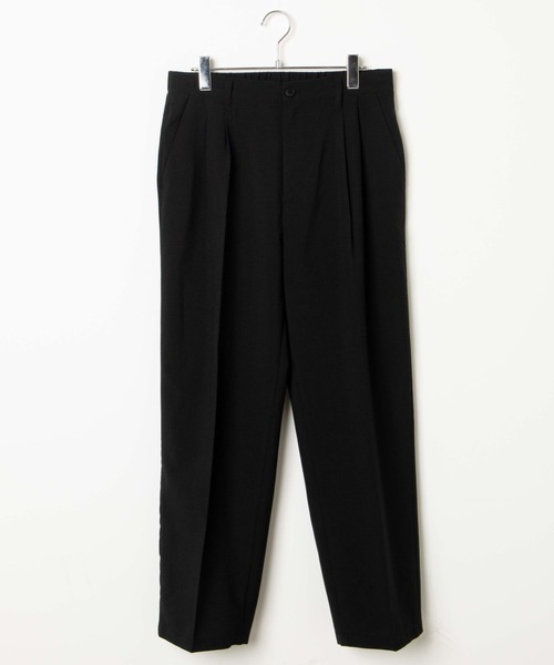 LUCY（ルーシー）の「LUCY/【セットアップ対応】イージーケア 2タックワイドスラックス（スラックス・メンズ・ブラック/ブルー/ライトグレー/ブラック系その他・MEDIUM/LARGE）」の20枚目の写真