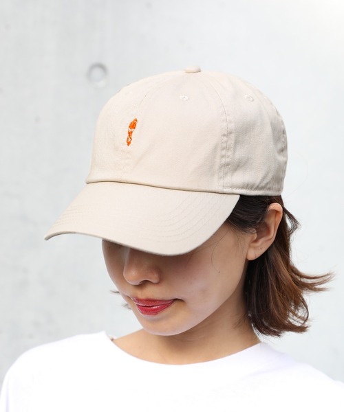 PARROTT CANVAS（パロットキャンバス）の「【PARROTT CANVAS】パロットキャンバス 6パネルキャップ（キャップ・レディース・ベージュ/ネイビー/ライトブラウン・FREE）」の3枚目の写真