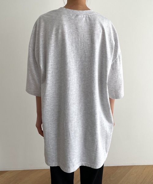 CANAL JEAN(キャナルジーン)の「El mar ALASKA半袖Tシャツ(Tシャツ/カットソー・レディース・ネイビー/ライトグレー・ONE SIZE)」の13枚目の写真