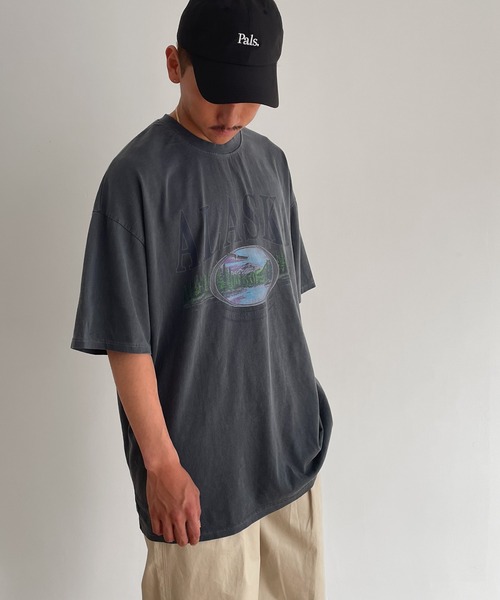 CANAL JEAN(キャナルジーン)の「El mar ALASKA半袖Tシャツ(Tシャツ/カットソー・レディース・ネイビー/ライトグレー・ONE SIZE)」の19枚目の写真