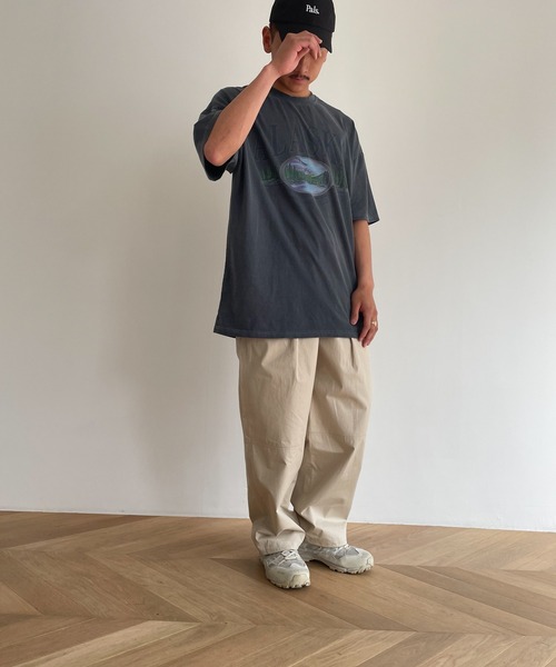 CANAL JEAN(キャナルジーン)の「El mar ALASKA半袖Tシャツ(Tシャツ/カットソー・レディース・ネイビー/ライトグレー・ONE SIZE)」の20枚目の写真