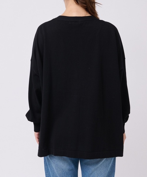 RIVE DROITE（リヴドロワ）の「ロングシーズン使える/クールコットンワイドカーディガン（カーディガン/ボレロ・レディース・イエロー/ブラック/ベージュ・FREE）」の21枚目の写真