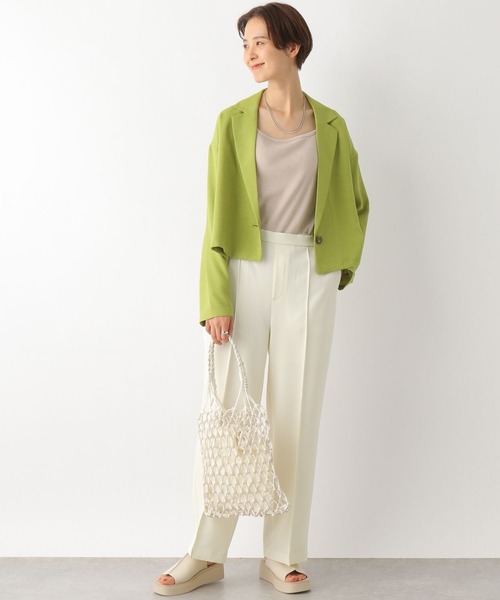 LEPSIM(レプシィム)の「カップ付きホソキャミ 175280(キャミソール・レディース・グレイッシュベージュ/ブラウン/ブラック/オフホワイト・FREE)」の17枚目の写真