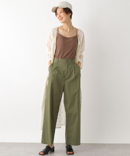 LEPSIM(レプシィム)の「カップ付きホソキャミ 175280(キャミソール・レディース・グレイッシュベージュ/ブラウン/ブラック/オフホワイト・FREE)」の6枚目の写真