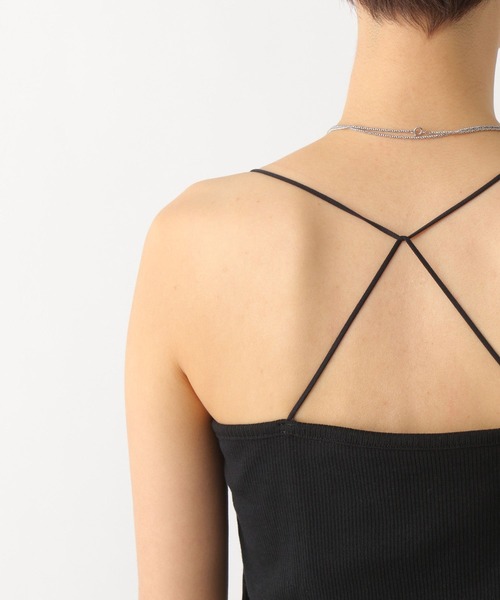 LEPSIM(レプシィム)の「カップ付きホソキャミ 175280(キャミソール・レディース・グレイッシュベージュ/ブラウン/ブラック/オフホワイト・FREE)」の13枚目の写真