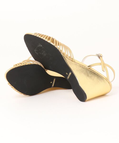 MOUSSY（マウジー）の「NARROW STRAP WEDGE サンダル（サンダル・レディース・ブラック/パープル/ゴールド・SMALL/MEDIUM/LARGE）」の4枚目の写真