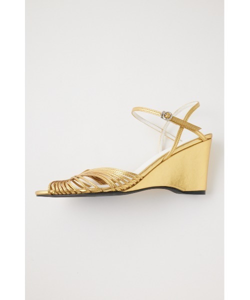MOUSSY（マウジー）の「NARROW STRAP WEDGE サンダル（サンダル・レディース・ブラック/パープル/ゴールド・SMALL/MEDIUM/LARGE）」の13枚目の写真