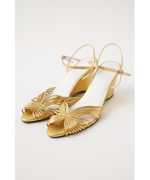 MOUSSY（マウジー）の「NARROW STRAP WEDGE サンダル（サンダル・レディース・ブラック/パープル/ゴールド・SMALL/MEDIUM/LARGE）」の14枚目の写真