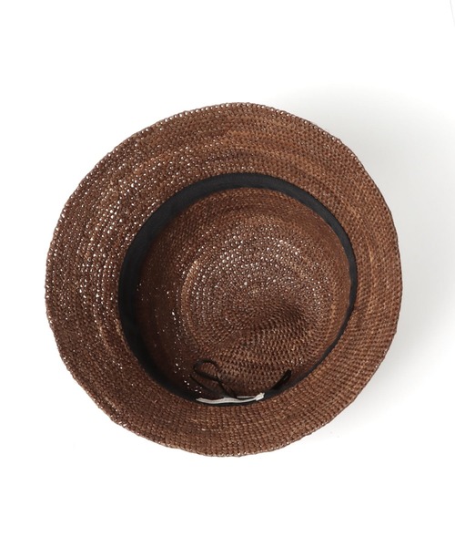 A part by(アパートバイ)の「ラフィアバケットハット(ハット・レディース・ブラウン/ライトベージュ・FREE)」の9枚目の写真
