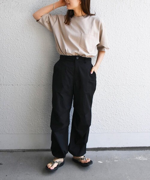 SHIPS any(シップス エニィ)の「SHIPS any: "COTTON USA" ヘビーウェイト クルーネック ポケット Tシャツ(Tシャツ/カットソー・メンズ・ブラック/ライトカーキ/ホワイト/コバルトブルー/バイオレット・LARGE/SMALL/X-LARGE/MEDIUM)」の14枚目の写真
