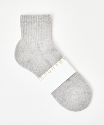 ABAHOUSE | 【定番/クォーター丈】無地 リブソックス(ソックス/靴下)