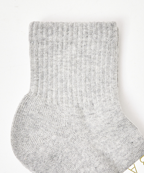 ABAHOUSE（アバハウス）の「【定番/クォーター丈】無地 リブソックス（ソックス/靴下・メンズ・ホワイト/ブラック/グレー・フリー）」の5枚目の写真
