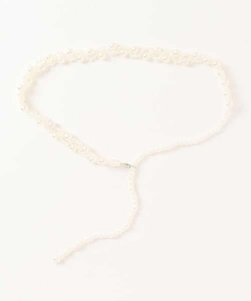 Port(ポート)の「パール ウエスト ベルト / 細ベルト #_(ベルト・レディース・ホワイト系その他/ホワイト/アイボリー・FREE)」の9枚目の写真