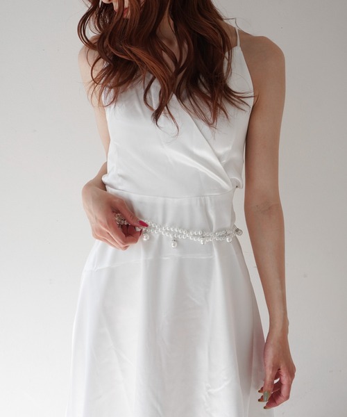 Port(ポート)の「パール ウエスト ベルト / 細ベルト #_(ベルト・レディース・ホワイト系その他/ホワイト/アイボリー・FREE)」の5枚目の写真