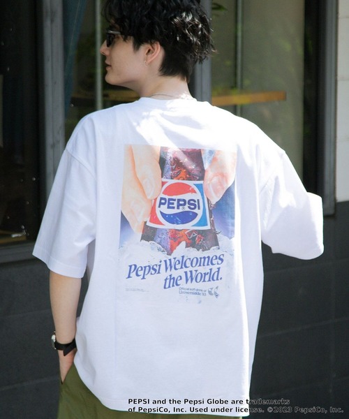 PEPSI(ペプシ)の「【PEPSI/ペプシ】コラボプリントTシャツ(Tシャツ/カットソー・メンズ・ホワイト系その他3/ホワイト/ホワイト系その他2/ホワイト系その他4・SMALL/MEDIUM/LARGE)」の3枚目の写真