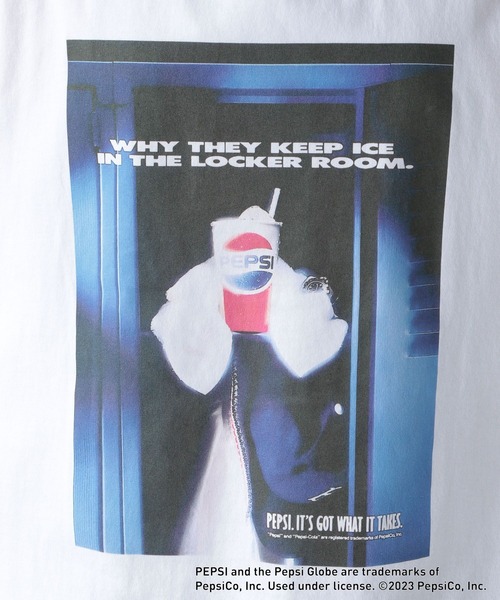 PEPSI(ペプシ)の「【PEPSI/ペプシ】コラボプリントTシャツ(Tシャツ/カットソー・メンズ・ホワイト系その他3/ホワイト/ホワイト系その他2/ホワイト系その他4・SMALL/MEDIUM/LARGE)」の21枚目の写真