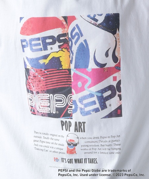 PEPSI(ペプシ)の「【PEPSI/ペプシ】コラボプリントTシャツ(Tシャツ/カットソー・メンズ・ホワイト系その他3/ホワイト/ホワイト系その他2/ホワイト系その他4・SMALL/MEDIUM/LARGE)」の14枚目の写真