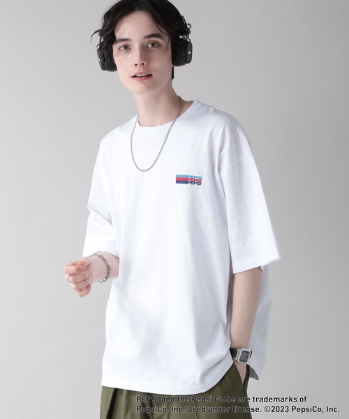 PEPSI(ペプシ)の「【PEPSI/ペプシ】コラボプリントTシャツ(Tシャツ/カットソー・メンズ・ホワイト系その他3/ホワイト/ホワイト系その他2/ホワイト系その他4・SMALL/MEDIUM/LARGE)」の9枚目の写真