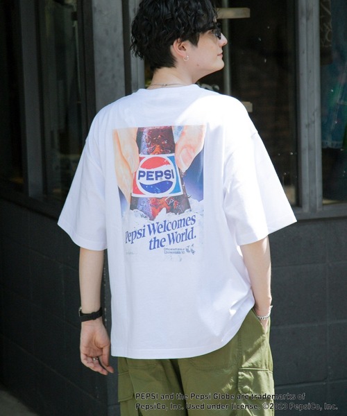 PEPSI(ペプシ)の「【PEPSI/ペプシ】コラボプリントTシャツ(Tシャツ/カットソー・メンズ・ホワイト系その他3/ホワイト/ホワイト系その他2/ホワイト系その他4・SMALL/MEDIUM/LARGE)」の16枚目の写真