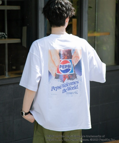 PEPSI(ペプシ)の「【PEPSI/ペプシ】コラボプリントTシャツ(Tシャツ/カットソー・メンズ・ホワイト系その他3/ホワイト/ホワイト系その他2/ホワイト系その他4・SMALL/MEDIUM/LARGE)」の10枚目の写真