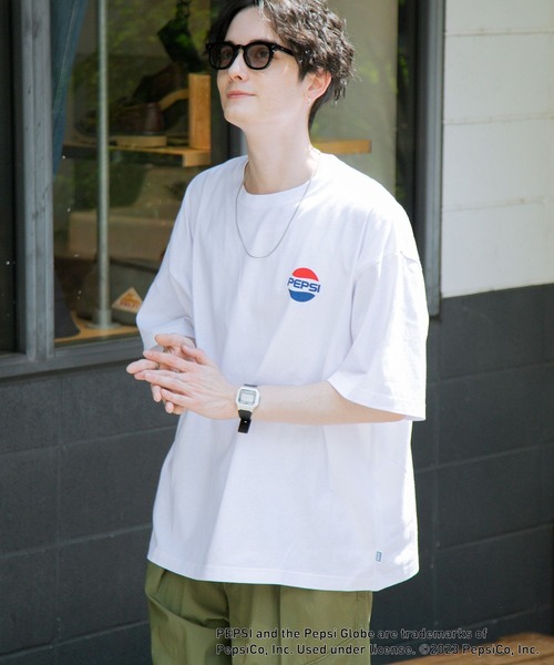 PEPSI(ペプシ)の「【PEPSI/ペプシ】コラボプリントTシャツ(Tシャツ/カットソー・メンズ・ホワイト系その他3/ホワイト/ホワイト系その他2/ホワイト系その他4・SMALL/MEDIUM/LARGE)」の22枚目の写真