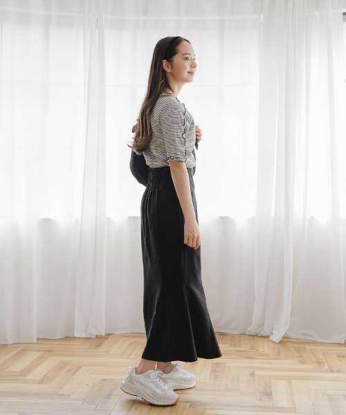 flower（フラワー）の「ブロッサムハーフトップ（Tシャツ/カットソー・レディース・ピンク/ブラック・FREE）」の18枚目の写真